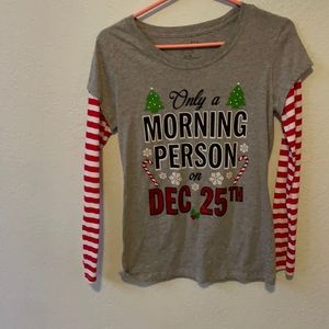 Grey Christmas shirt, Brand: Wound Up